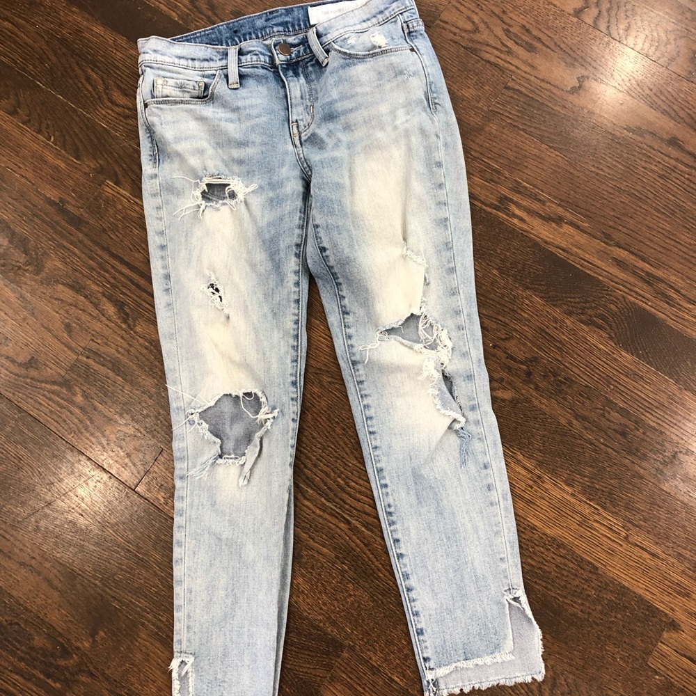 Distressed Denim Jeans